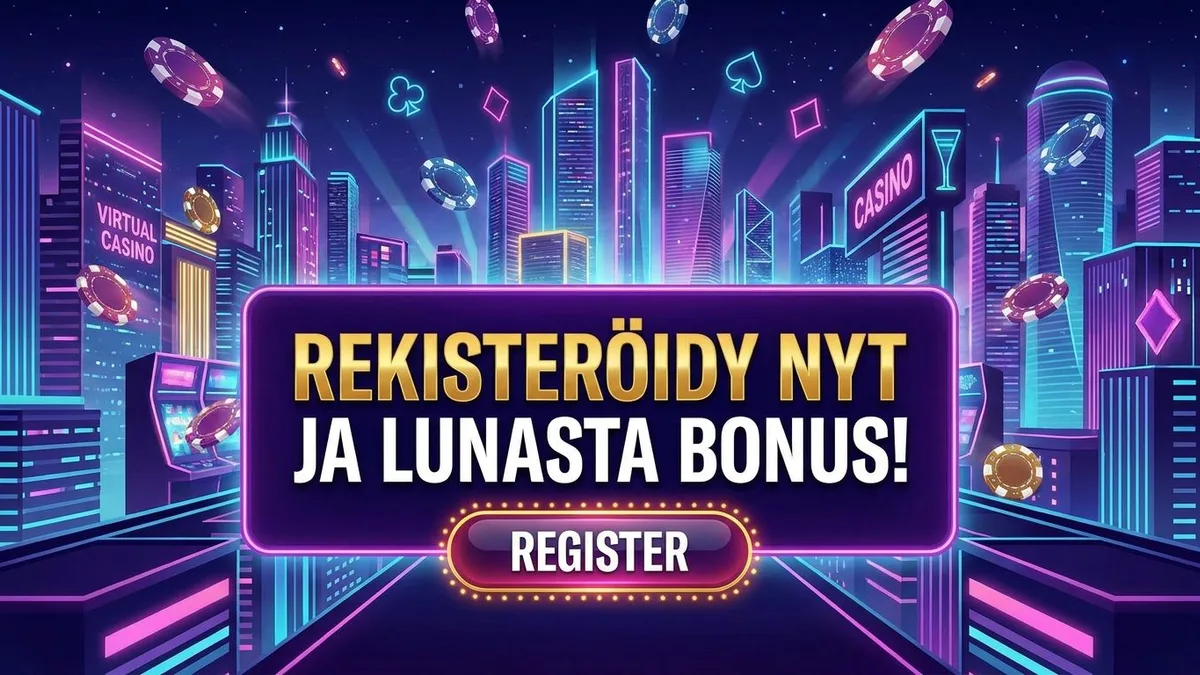 Rekisteröidy bonuksen kanssa